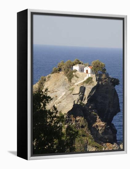 Church of Agios Ioannis, Used in the Film Mamma Mia, Skopelos, Sporades Islands, Greece-Robert Harding-Framed Premier Image Canvas