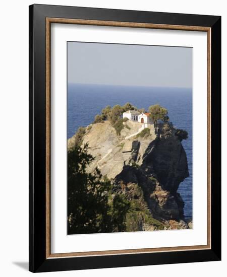 Church of Agios Ioannis, Used in the Film Mamma Mia, Skopelos, Sporades Islands, Greece-Robert Harding-Framed Photographic Print