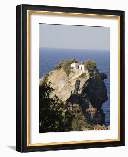 Church of Agios Ioannis, Used in the Film Mamma Mia, Skopelos, Sporades Islands, Greece-Robert Harding-Framed Photographic Print
