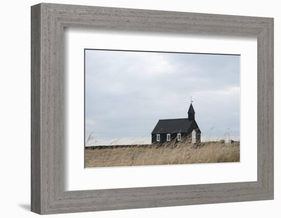 Church of Budir, Snaefellsnes, West Iceland-Julia Wellner-Framed Photographic Print