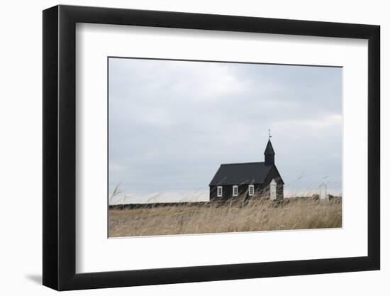 Church of Budir, Snaefellsnes, West Iceland-Julia Wellner-Framed Photographic Print
