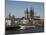 Church of Great Saint Martin and Cathedral, Seen across the River Rhine, Cologne, North Rhine Westp-Hans Peter Merten-Mounted Photographic Print