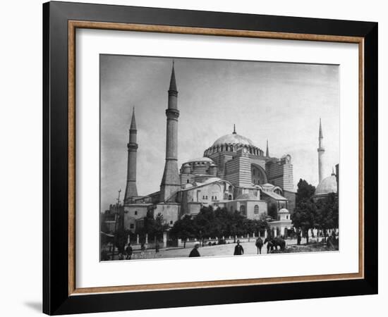 Church of Hagia Sophia Photograph No.2 - Istanbul, Turkey-Lantern Press-Framed Art Print