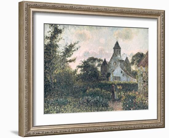 Church of Knocke, 1894-Camille Pissarro-Framed Giclee Print