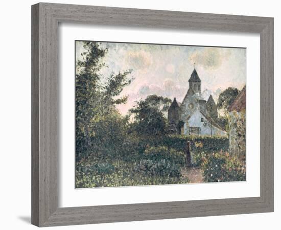 Church of Knocke, 1894-Camille Pissarro-Framed Giclee Print