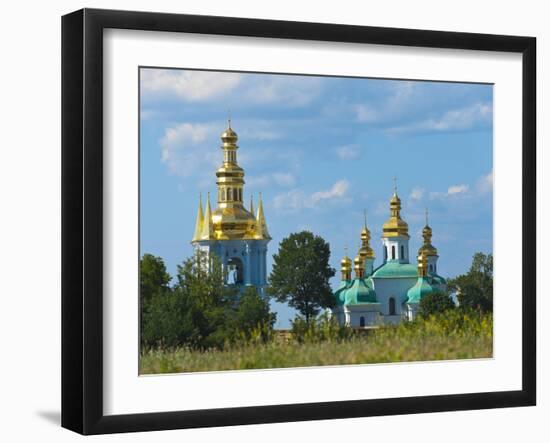 Church of Nativity of Virgin and Kovnirs Bell Tower, UNESCO World Heritage Site, Kiev, Ukraine-Graham Lawrence-Framed Photographic Print