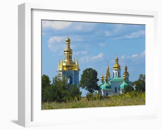 Church of Nativity of Virgin and Kovnirs Bell Tower, UNESCO World Heritage Site, Kiev, Ukraine-Graham Lawrence-Framed Photographic Print