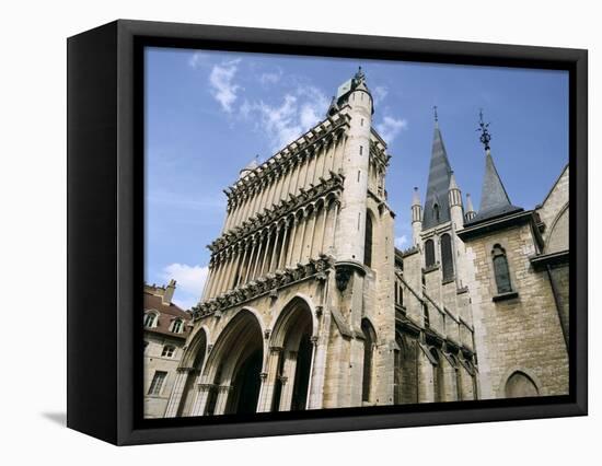 Church of Notre Dame, Dijon, Burgundy, France-Peter Thompson-Framed Premier Image Canvas