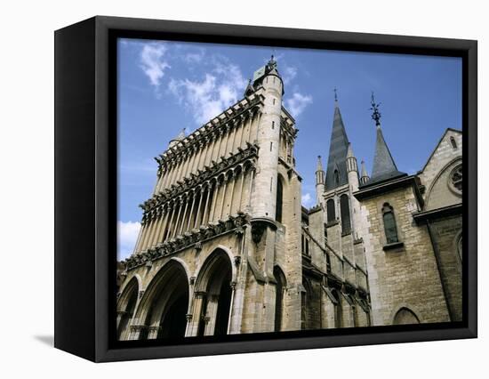 Church of Notre Dame, Dijon, Burgundy, France-Peter Thompson-Framed Premier Image Canvas