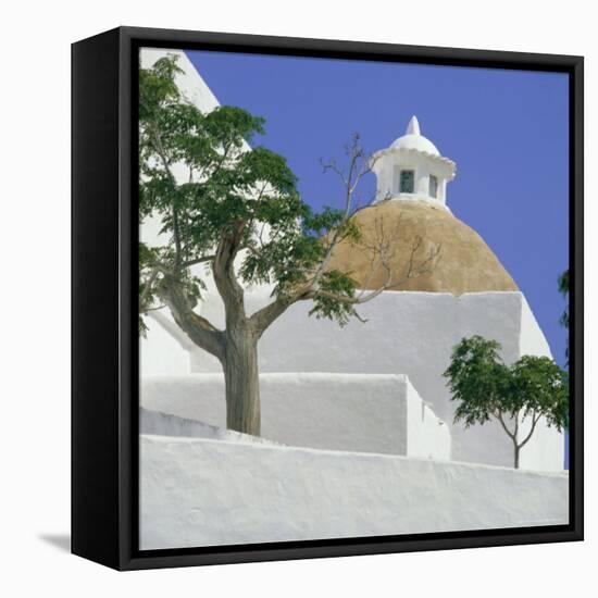 Church of Our Lady of Jesus, Santa Eulalia, Balearic Islands, Spain, Europe-G Richardson-Framed Premier Image Canvas