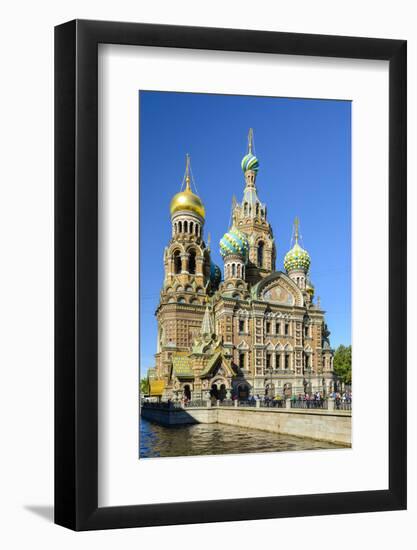 Church of our Saviour on the spilled blood on Griboedov Canal, Saint Petersburg, Russia-Nadia Isakova-Framed Photographic Print