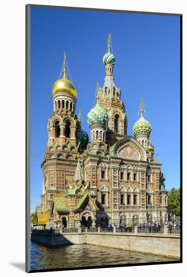 Church of our Saviour on the spilled blood on Griboedov Canal, Saint Petersburg, Russia-Nadia Isakova-Mounted Photographic Print