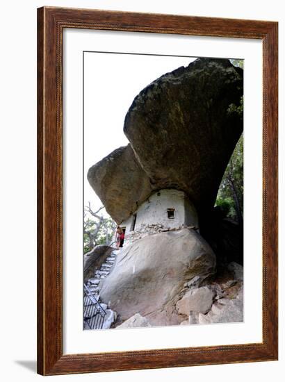 Church of Panagia Theoskepasti, Ikaria Island, North Aegean Islands, Greek Islands, Greece, Europe-Carlo Morucchio-Framed Photographic Print