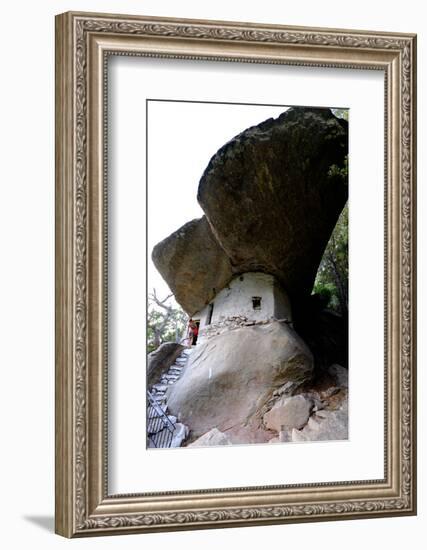 Church of Panagia Theoskepasti, Ikaria Island, North Aegean Islands, Greek Islands, Greece, Europe-Carlo Morucchio-Framed Photographic Print