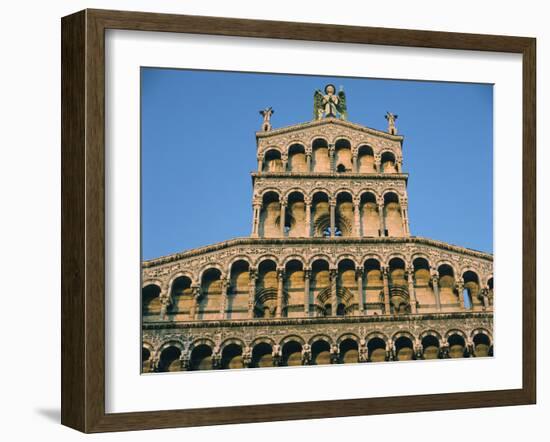 Church of San Michele, Lucca, Tuscany-Peter Thompson-Framed Photographic Print