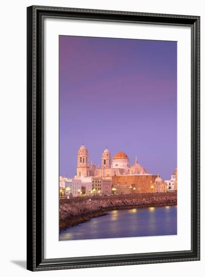 Church of Santa Cruz and Cathedral, Cadiz, Cadiz Province, Andalucia, Spain, Europe-Neil Farrin-Framed Photographic Print