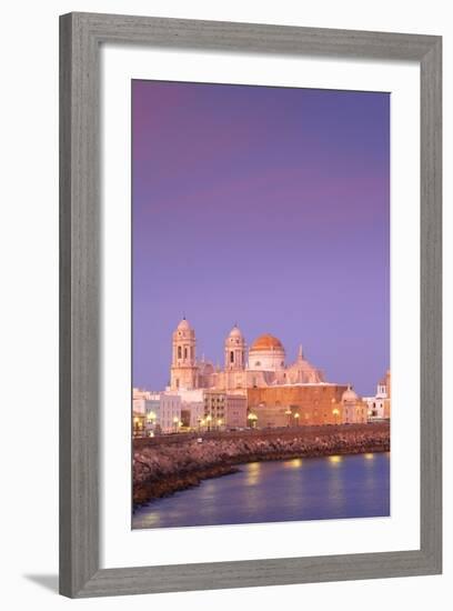 Church of Santa Cruz and Cathedral, Cadiz, Cadiz Province, Andalucia, Spain, Europe-Neil Farrin-Framed Photographic Print