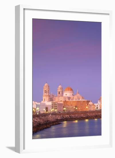 Church of Santa Cruz and Cathedral, Cadiz, Cadiz Province, Andalucia, Spain, Europe-Neil Farrin-Framed Photographic Print