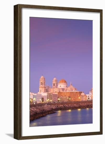 Church of Santa Cruz and Cathedral, Cadiz, Cadiz Province, Andalucia, Spain, Europe-Neil Farrin-Framed Photographic Print