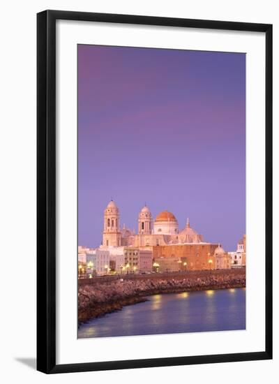 Church of Santa Cruz and Cathedral, Cadiz, Cadiz Province, Andalucia, Spain, Europe-Neil Farrin-Framed Photographic Print