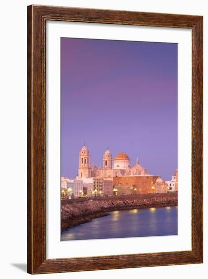 Church of Santa Cruz and Cathedral, Cadiz, Cadiz Province, Andalucia, Spain, Europe-Neil Farrin-Framed Photographic Print