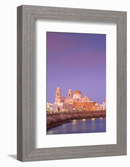 Church of Santa Cruz and Cathedral, Cadiz, Cadiz Province, Andalucia, Spain, Europe-Neil Farrin-Framed Photographic Print