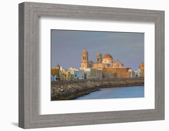 Church of Santa Cruz and Cathedral, Cadiz, Cadiz Province, Andalucia, Spain, Europe-Neil Farrin-Framed Photographic Print