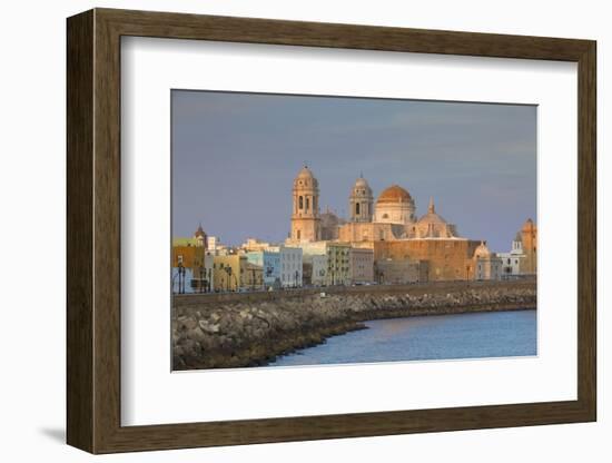 Church of Santa Cruz and Cathedral, Cadiz, Cadiz Province, Andalucia, Spain, Europe-Neil Farrin-Framed Photographic Print