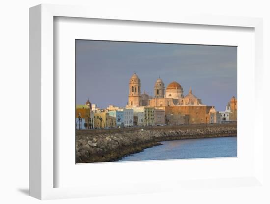 Church of Santa Cruz and Cathedral, Cadiz, Cadiz Province, Andalucia, Spain, Europe-Neil Farrin-Framed Photographic Print