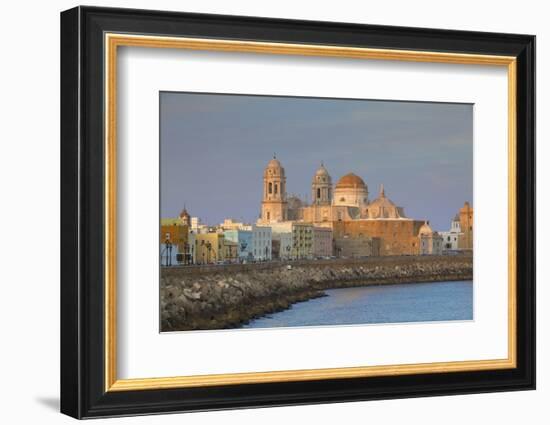 Church of Santa Cruz and Cathedral, Cadiz, Cadiz Province, Andalucia, Spain, Europe-Neil Farrin-Framed Photographic Print