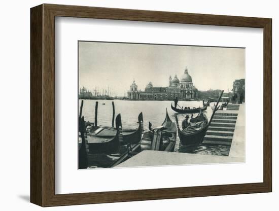 Church of Santa Maria della Salute and the Dogana, Venice, Italy, 1927-Eugen Poppel-Framed Photographic Print