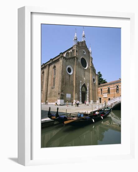 Church of Santa Maria Gloriosa Dei Frari, Venice, Italy-Peter Thompson-Framed Photographic Print