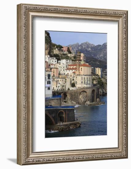 Church of Santa Maria Maddalena and Coast Road-Eleanor Scriven-Framed Photographic Print