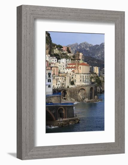 Church of Santa Maria Maddalena and Coast Road-Eleanor Scriven-Framed Photographic Print