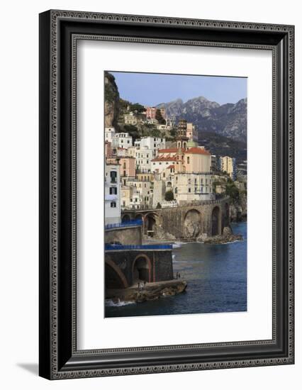 Church of Santa Maria Maddalena and Coast Road-Eleanor Scriven-Framed Photographic Print