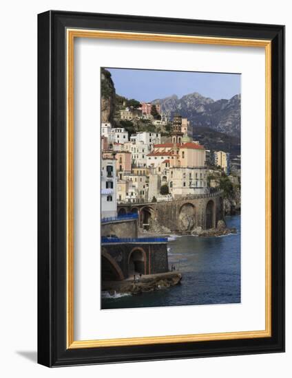 Church of Santa Maria Maddalena and Coast Road-Eleanor Scriven-Framed Photographic Print