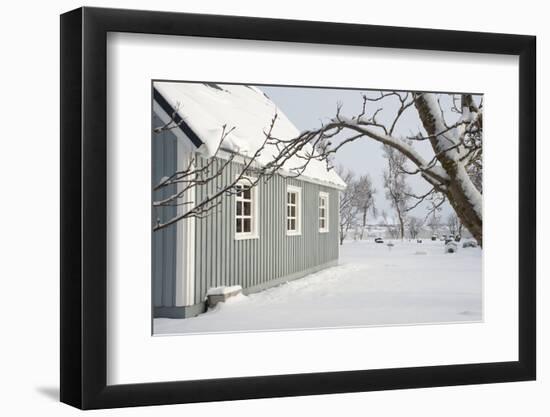 Church of Skutustadir, Myvatn Area, North Iceland-Julia Wellner-Framed Photographic Print