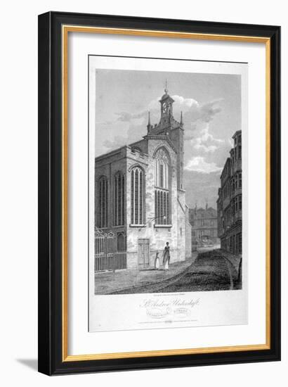 Church of St Andrew Undershaft, Leadenhall Street, London, 1804-John Greig-Framed Giclee Print