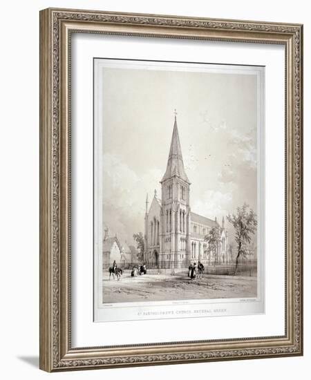 Church of St Bartholomew, Coventry Street, Bethnal Green, London, C1850-George Hawkins-Framed Giclee Print