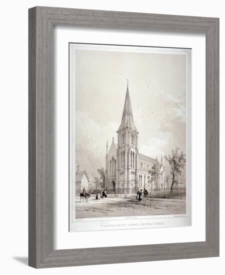 Church of St Bartholomew, Coventry Street, Bethnal Green, London, C1850-George Hawkins-Framed Giclee Print