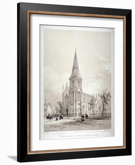 Church of St Bartholomew, Coventry Street, Bethnal Green, London, C1850-George Hawkins-Framed Giclee Print
