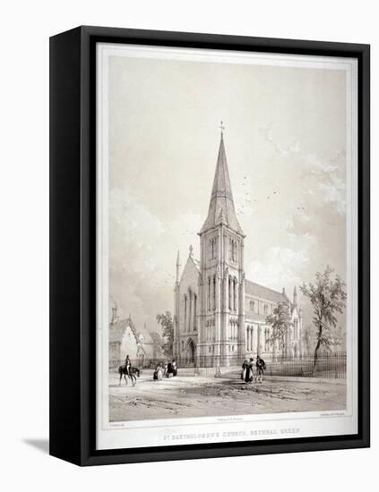 Church of St Bartholomew, Coventry Street, Bethnal Green, London, C1850-George Hawkins-Framed Premier Image Canvas