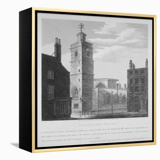 Church of St Bartholomew-The-Less, City of London, 1814-S Jenkins-Framed Premier Image Canvas