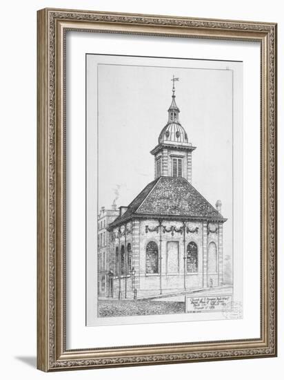 Church of St Benet Paul's Wharf, City of London, 1874-W Niven-Framed Giclee Print