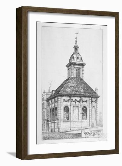 Church of St Benet Paul's Wharf, City of London, 1874-W Niven-Framed Giclee Print
