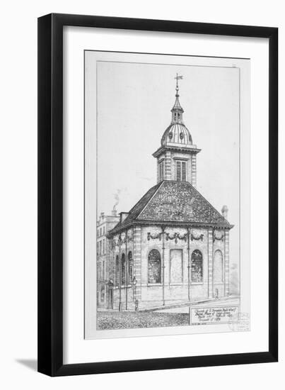 Church of St Benet Paul's Wharf, City of London, 1874-W Niven-Framed Giclee Print