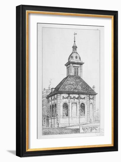 Church of St Benet Paul's Wharf, City of London, 1874-W Niven-Framed Giclee Print