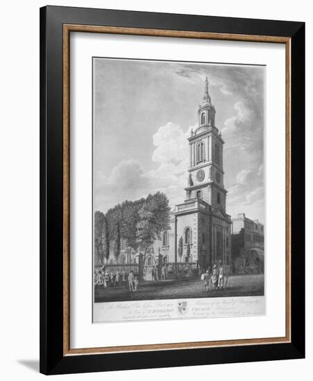 Church of St Botolph Without Bishopsgate, City of London, 1802-George Hawkins-Framed Giclee Print