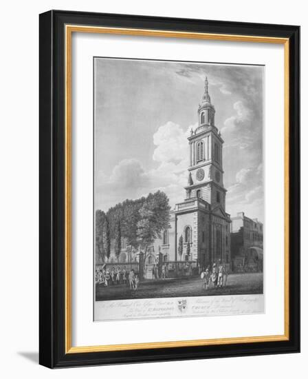 Church of St Botolph Without Bishopsgate, City of London, 1802-George Hawkins-Framed Giclee Print