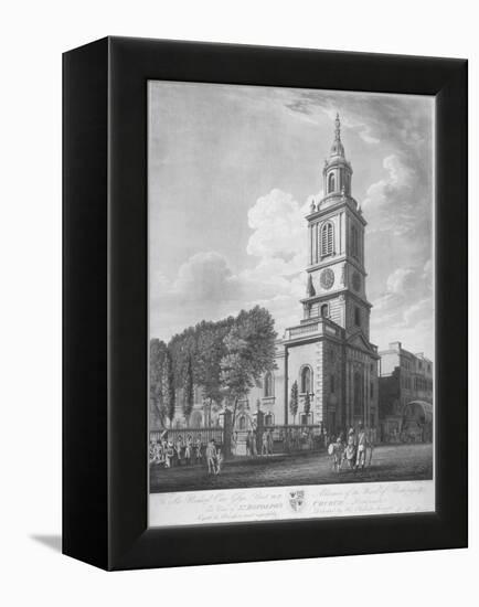 Church of St Botolph Without Bishopsgate, City of London, 1802-George Hawkins-Framed Premier Image Canvas